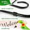 G128 Combo Pack: Garden Flag Stand Black 36 in x 16 in & Garden Flag Summer Decoration Welcome Gnome with Watermelon Slice 12"x18" Double-Sided Blockout Fabric